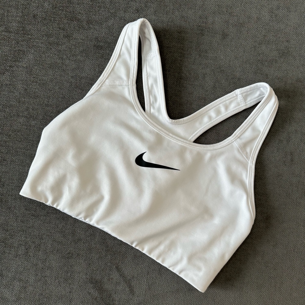 Nike White Sports Bra